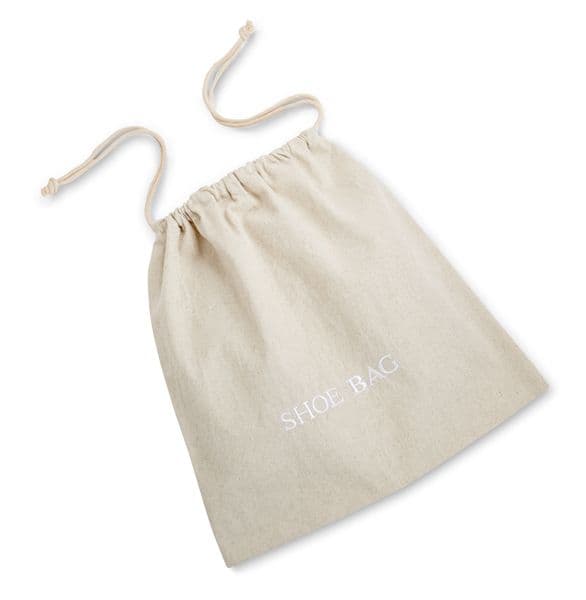 Natural Linen Shoe Bags