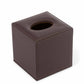 Bentley Manam tissue box cover in brown leatherette