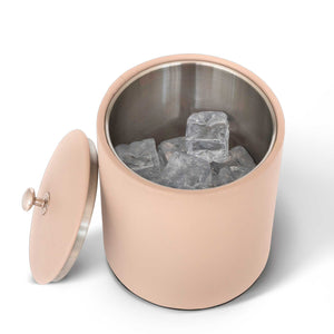 Bentley Pacaya ice bucket in natural fabric with ice