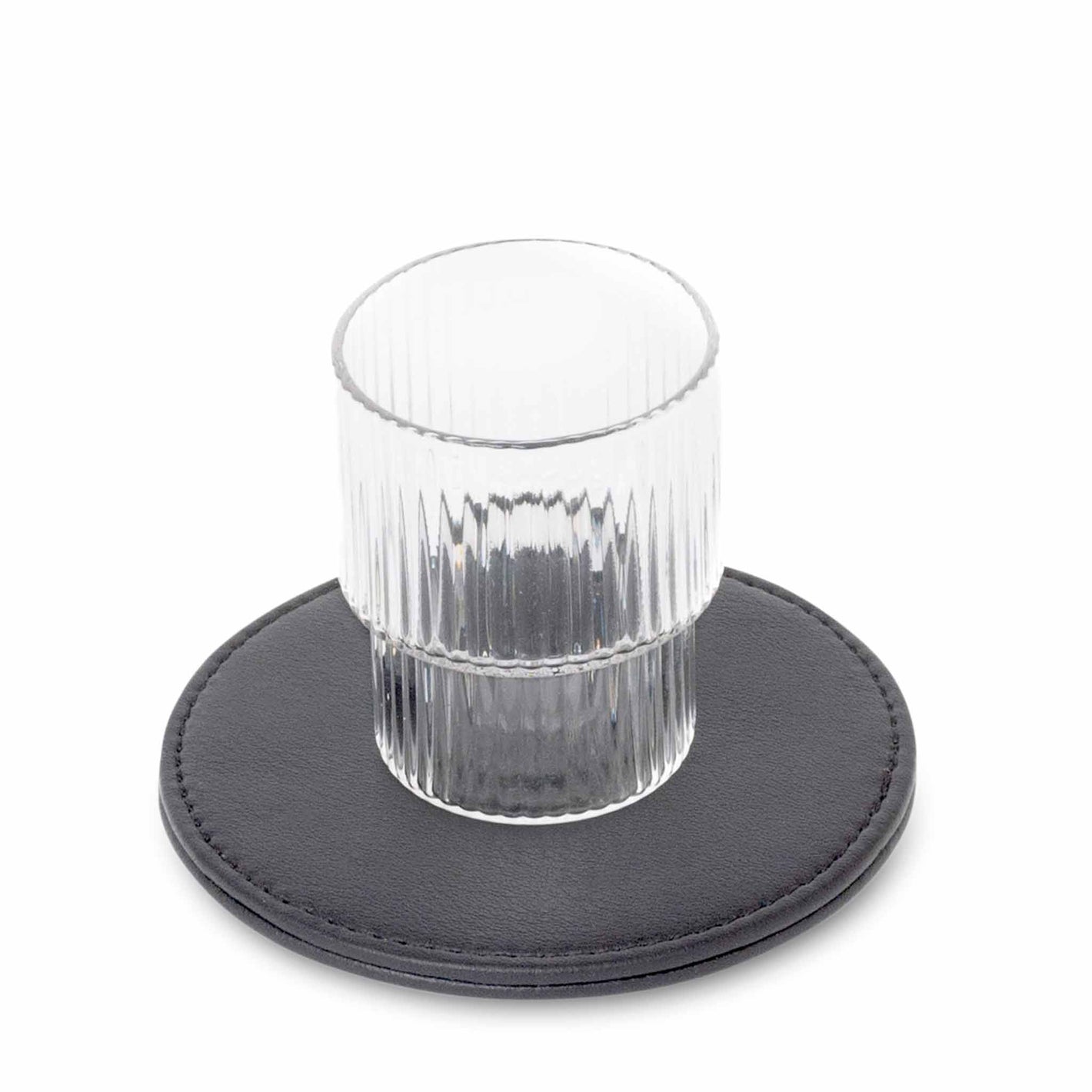 Bentley Utila coaster in black with glass