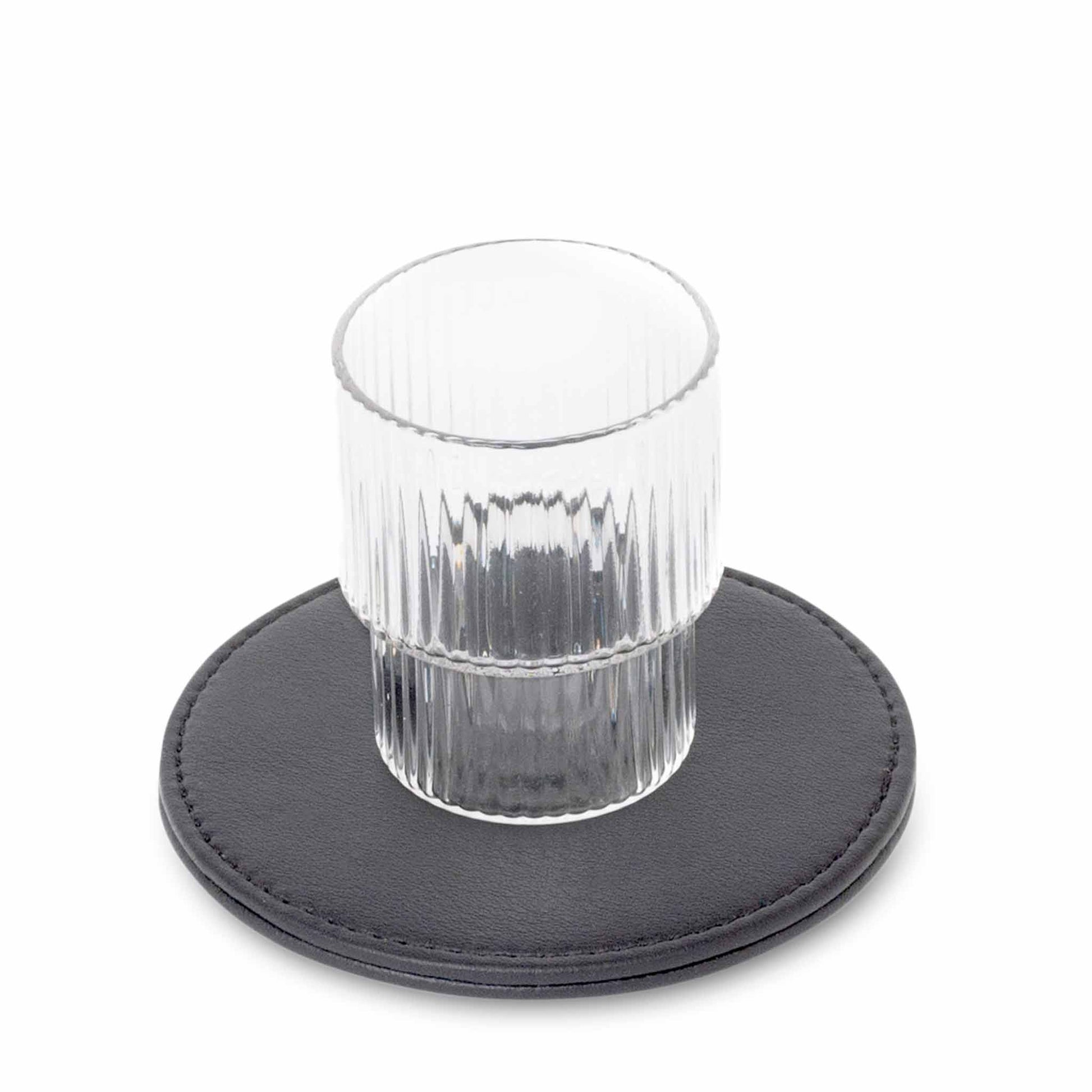 Bentley Utila coaster in black with glass