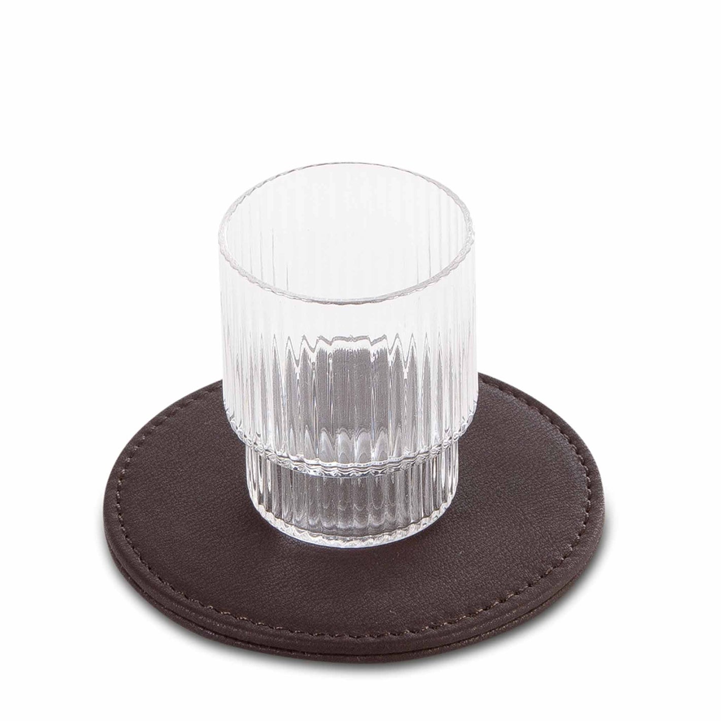 Bentley Utila brown coaster with glass