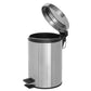 Corby of Windsor 3 litre stainless steel pedal bin open