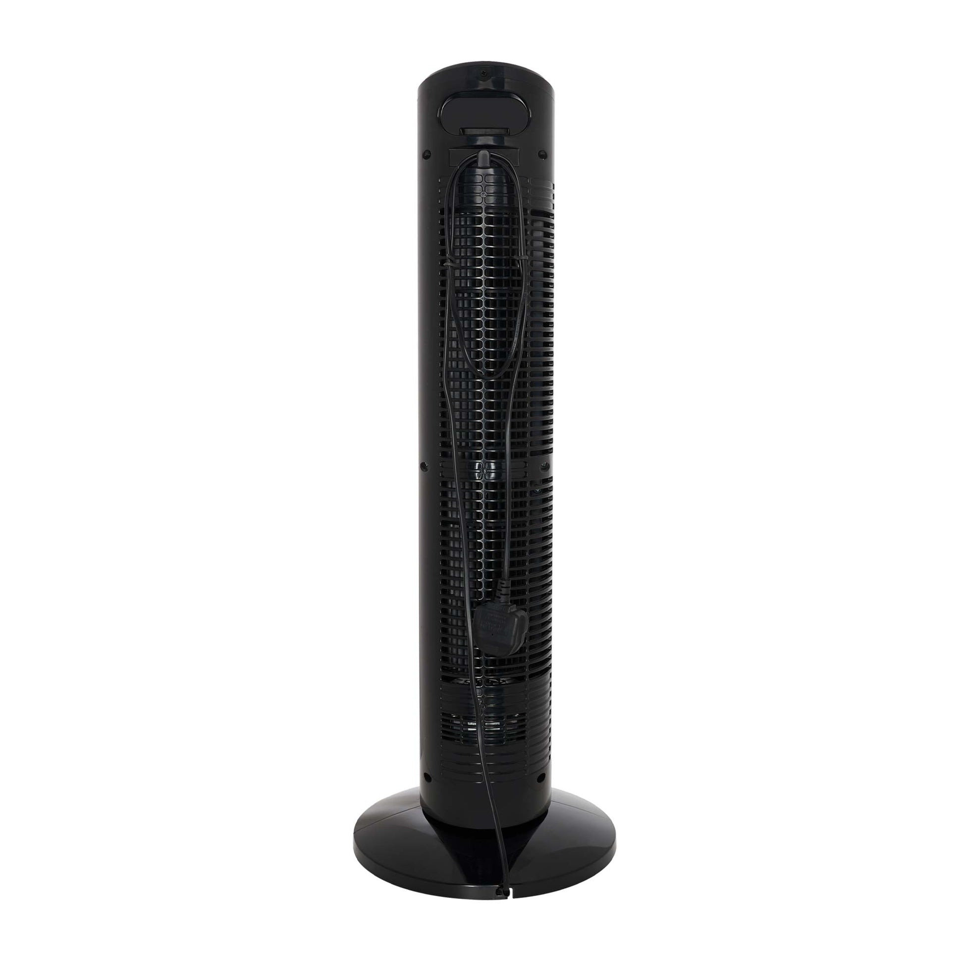 Corby Bremmer black tower fan back with cable