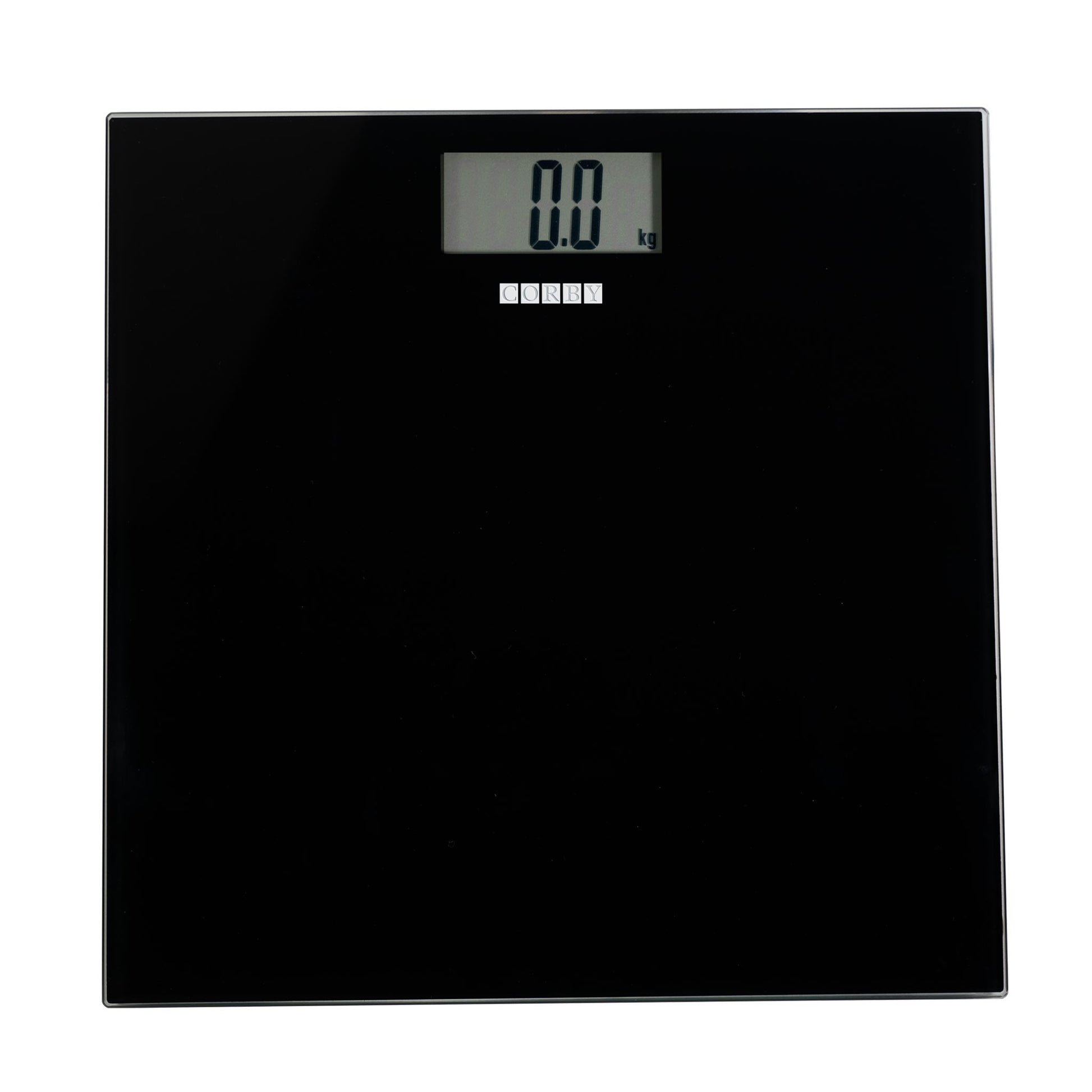 Corby Helmsley body weight scales in black with digital display