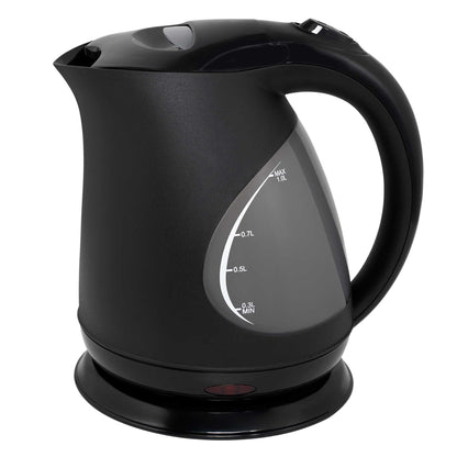 Lancaster 1 Litre Kettle, Black