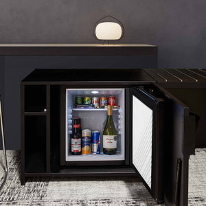 Corby Eton minibar fridge with slider kit