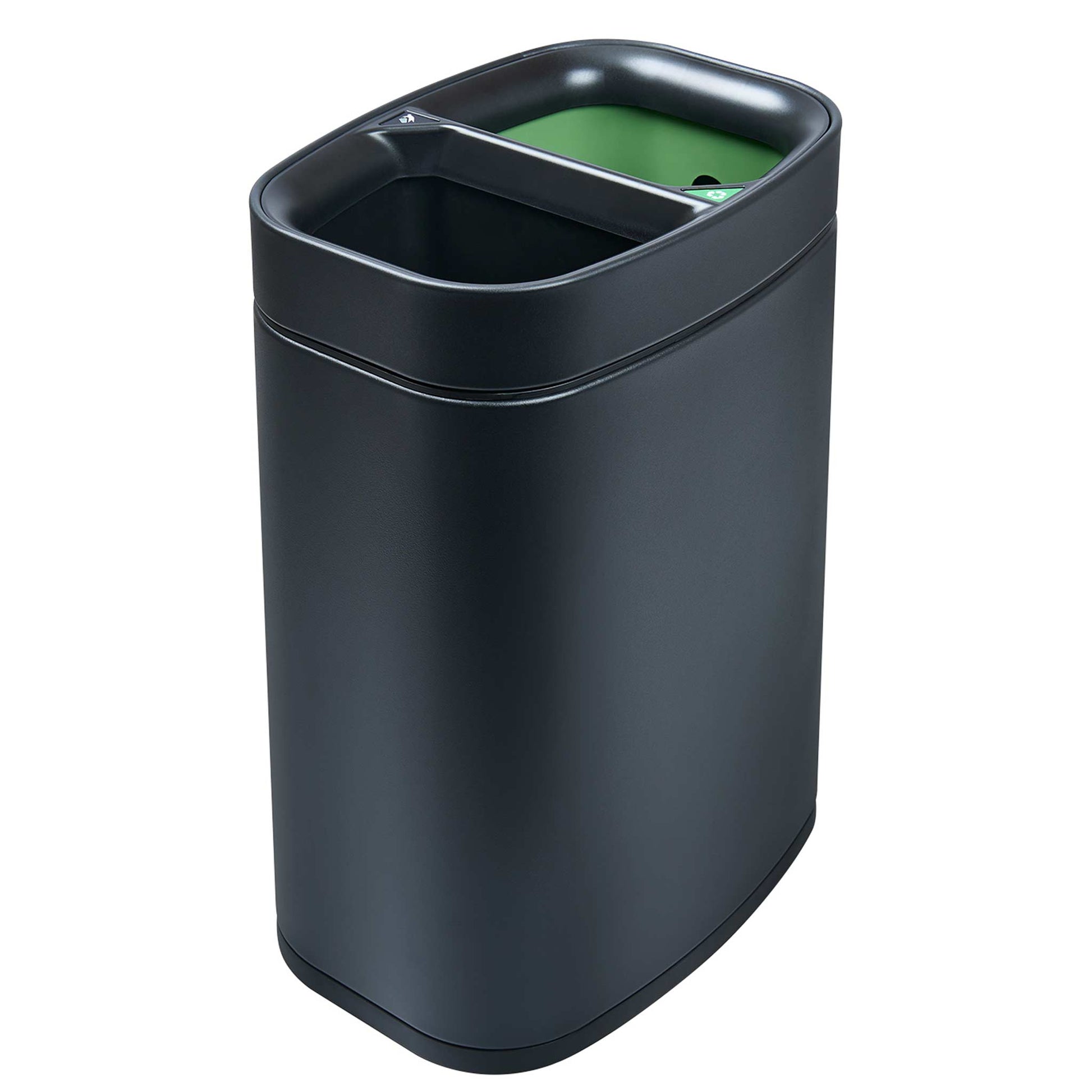 Corby Newport dual recycling bin black