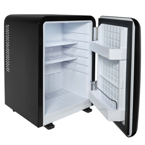 Corby Radley black mini bar, open