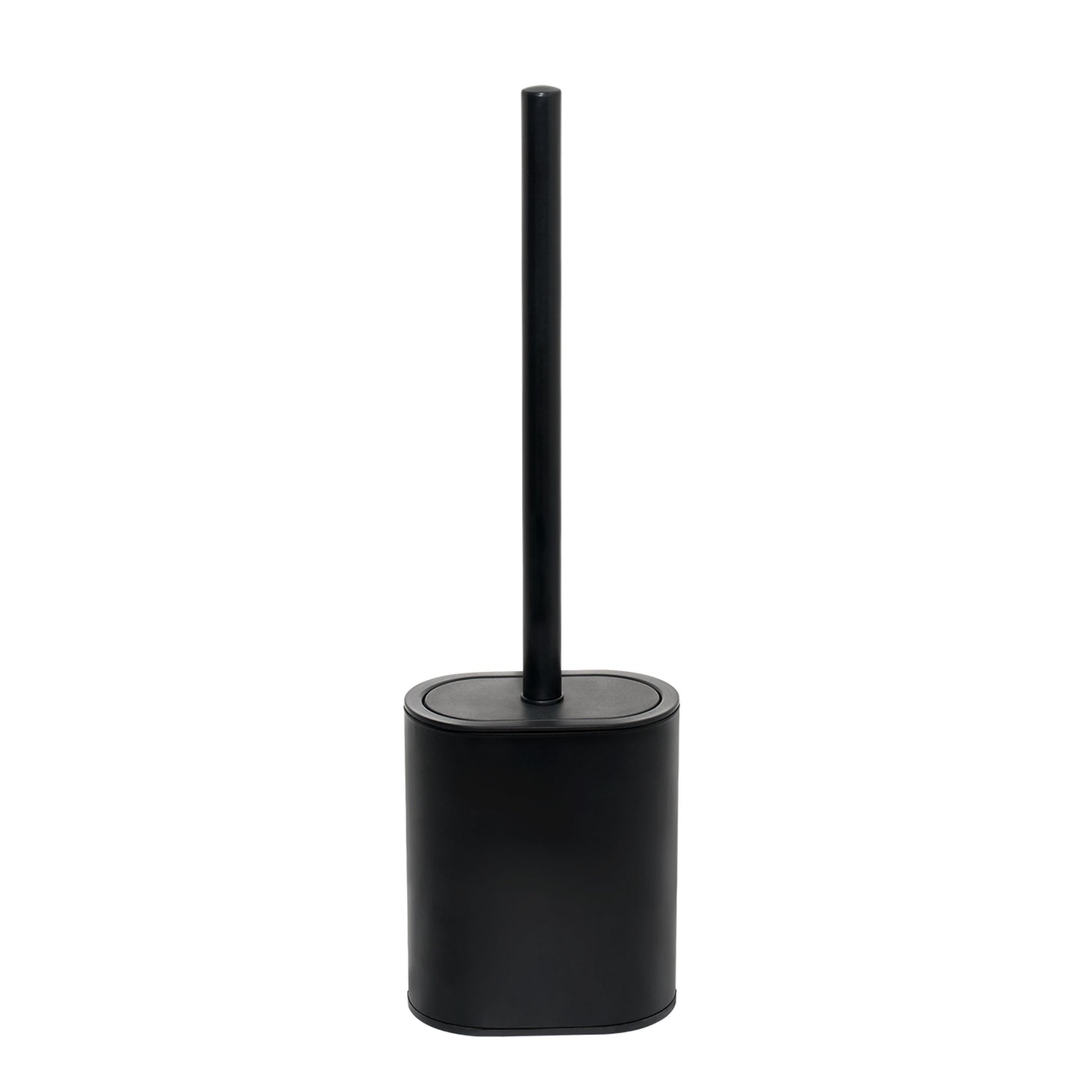 Corby Sana black toilet brush, front view