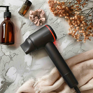 Lifestyle photo of Skye high speed ionic hotel hairdryer