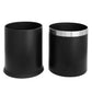 Corby Thornton waste bin with two layers separated, black