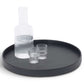 Glasses on Bentley Maroa black hospitality tray